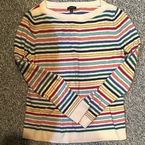 Talbots Multicolor Striped Sweater